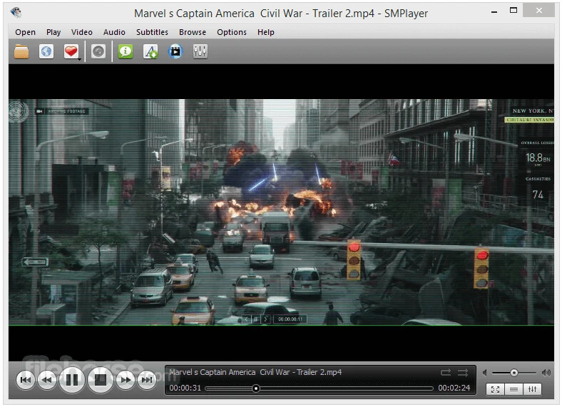 SMPlayer Media Player ~ Any Video DVD / Music / Audio ~ Windows Software CD