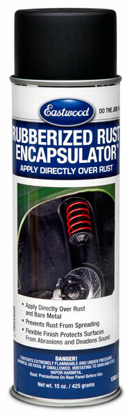 Eastwood Black Rubberized Rust Encapsulator Aerosol 15 oz LOW VOC Formula
