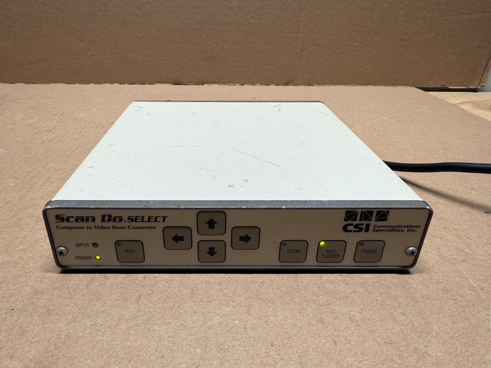COMMUNICATIONS SPECIALTIES SCAN DO SELECT 1290 COMPUTER TO VIDEO SCAN CONVERTER