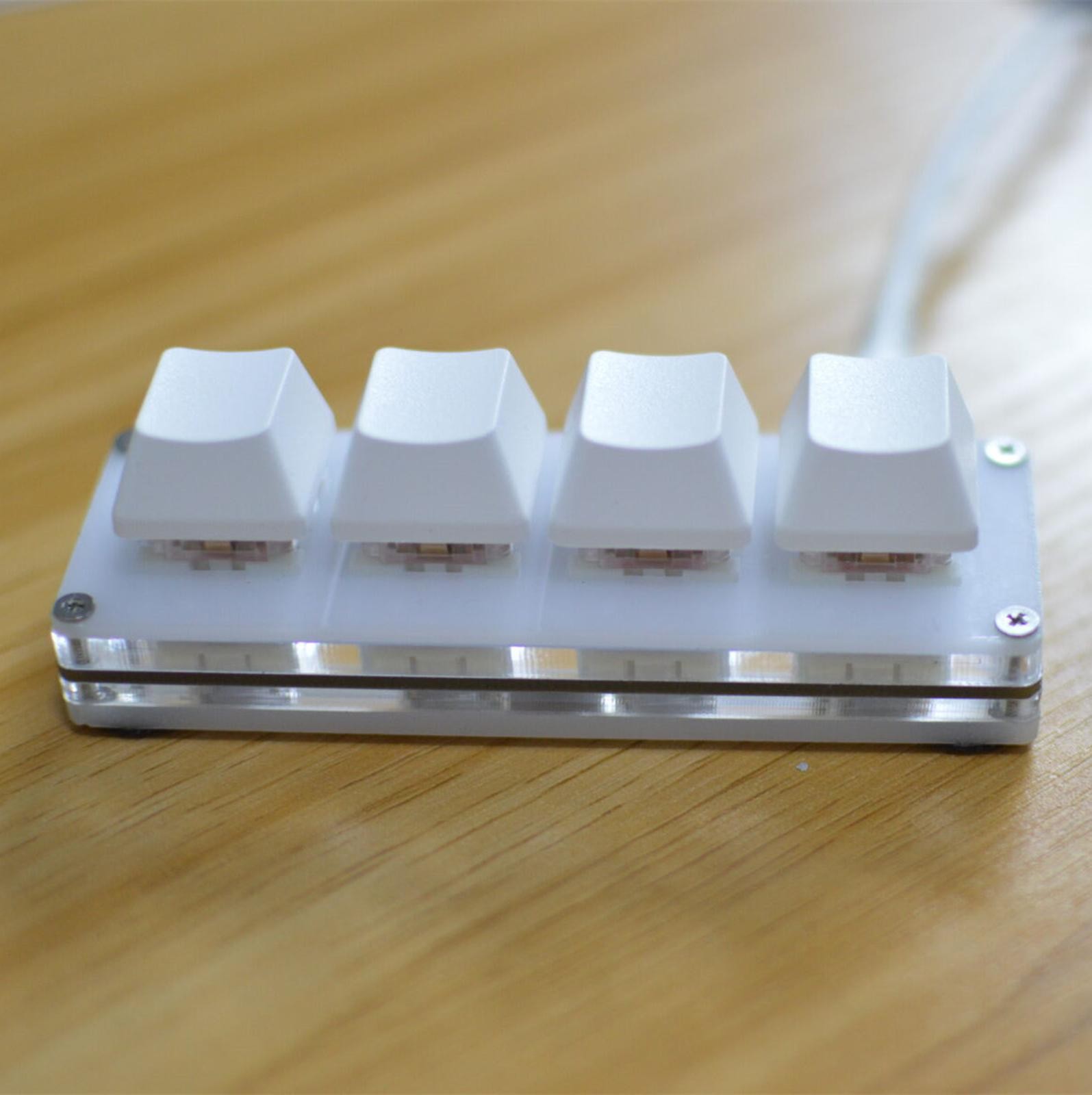 4-key Keypad Keyboard USB Mini Mechanical Keyboard DIY Custom Shortcut Macro c