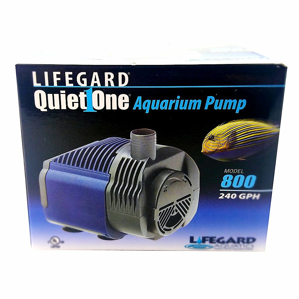 LIFEGARD AQUATICS QUIET ONE 800 Aquarium Water Pump 240 GPH  # R440101