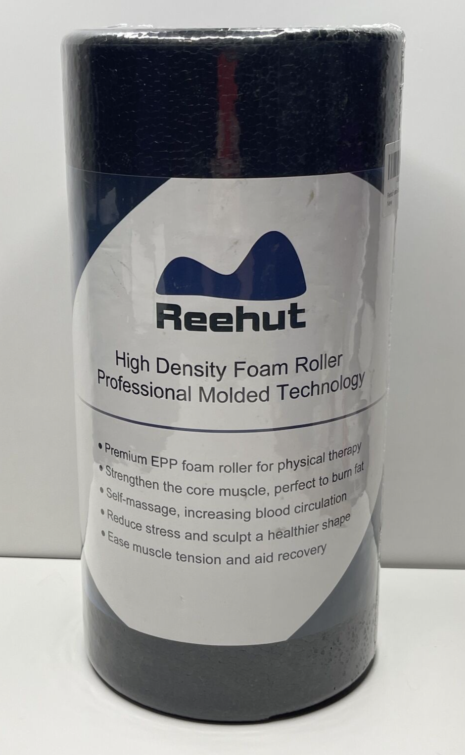 High Density Foam Roller Premium EPP for Physical Therapy Massage 12"x6" Reehut