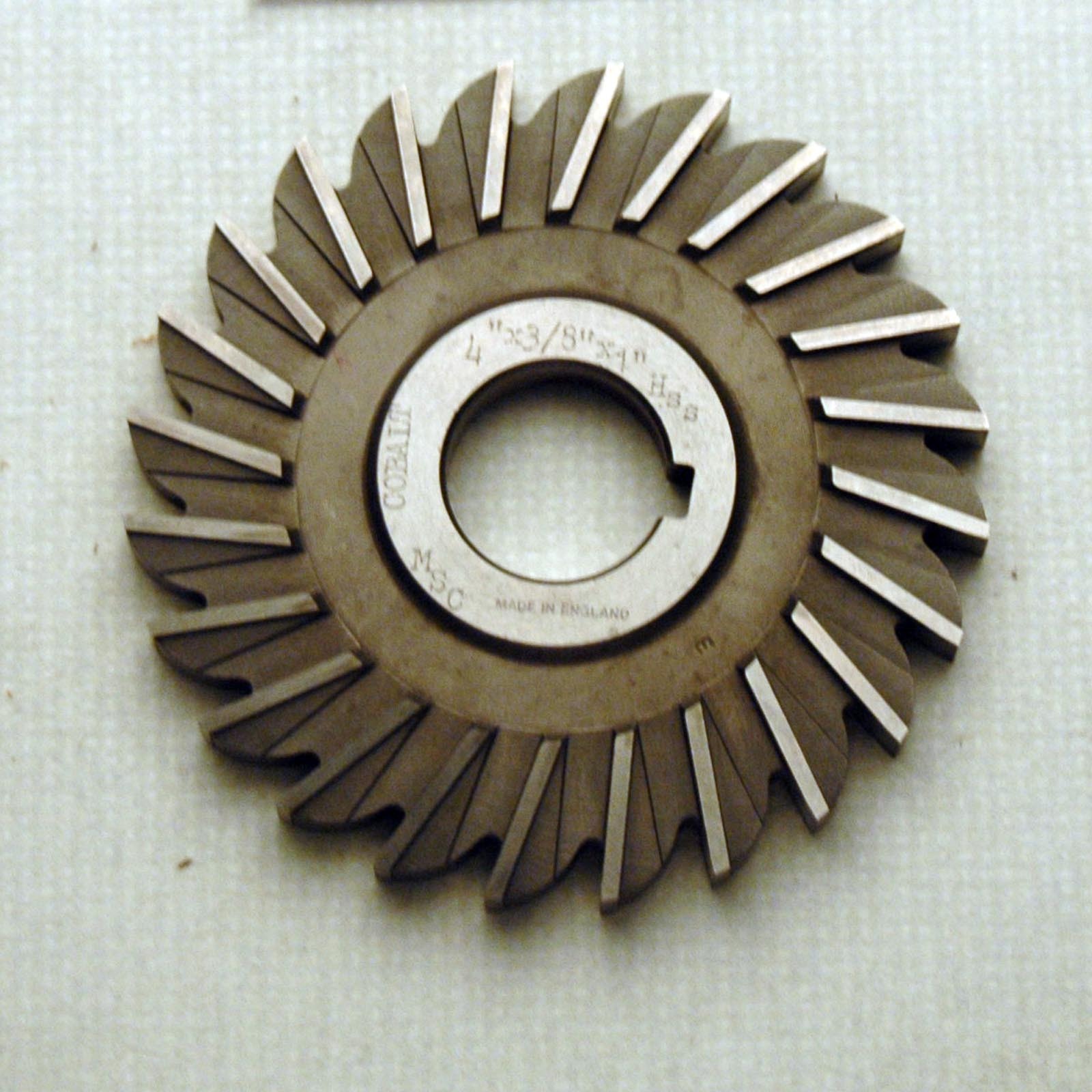 3.921 X.370 X 1' HSS 24 TEETH SIDE MILLING CUTTER  (C-1-16-6-12)