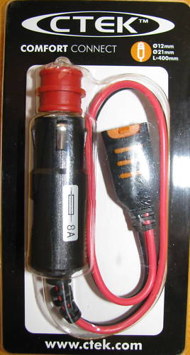 CTEK 56-263 MUS 7002 3300 MXS 5.0 0.8 Charger Cigarette Lighter Adapter Cig Plug