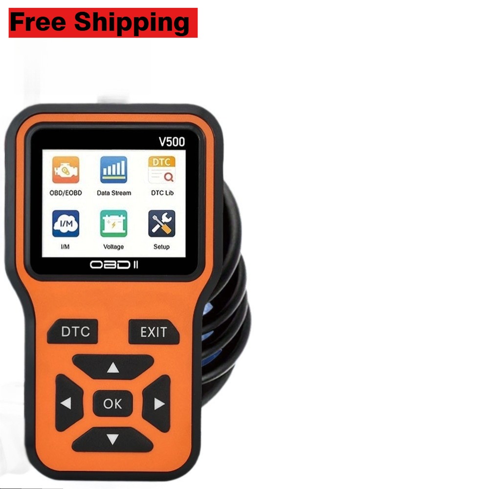 V500 OBD2 Scanner Diagnostic Tool Code Reader Live Data Battery Test