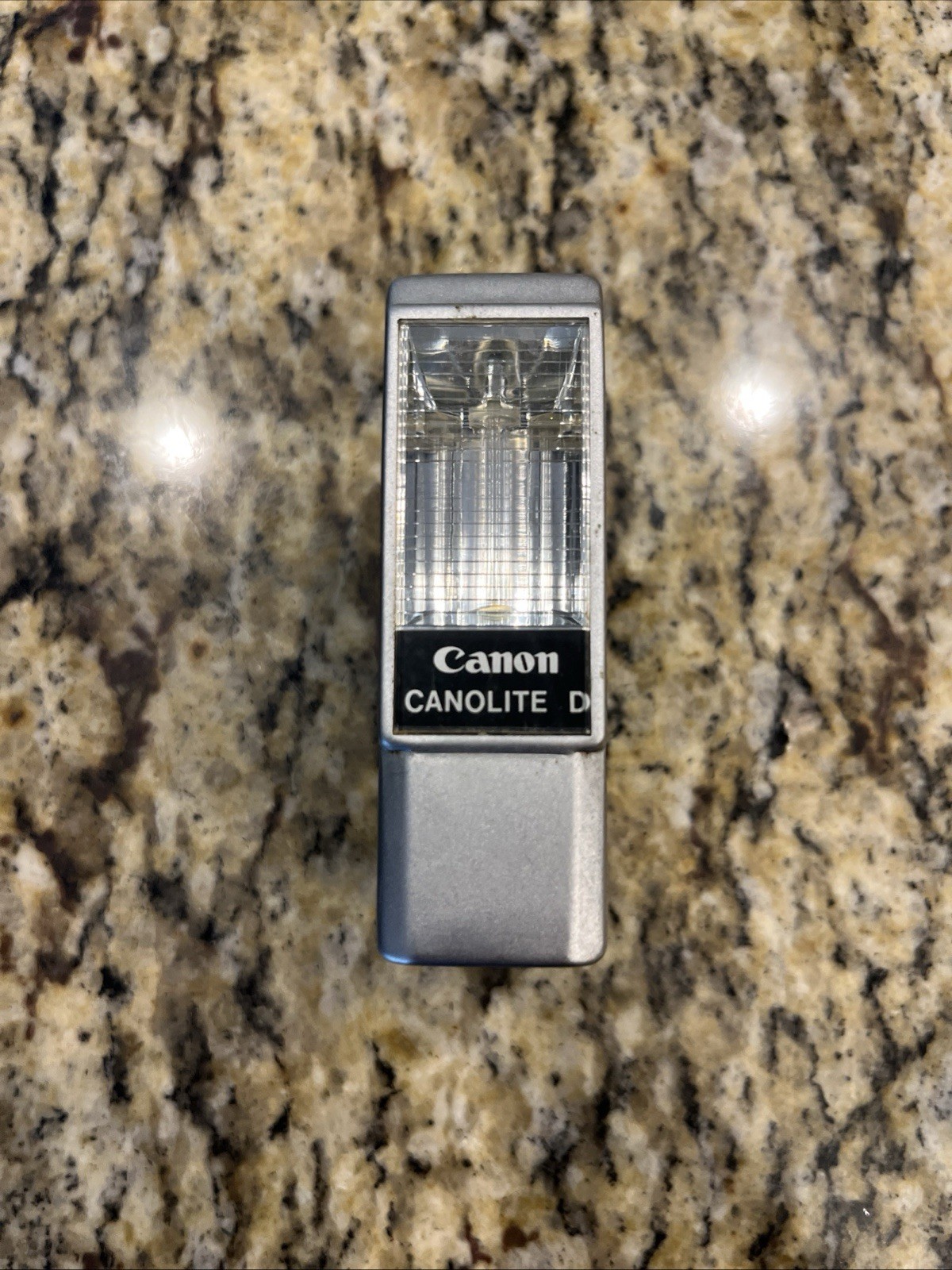 Canon Canolite D Flashlight Compact W/ Case Vintage Missing Top Piece