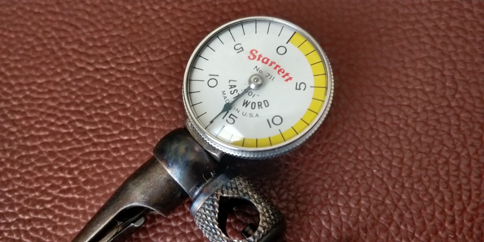 Starrett 711GCSZ Dial Test Indicator "Last Word" FULL SET IN MINT CONDITION