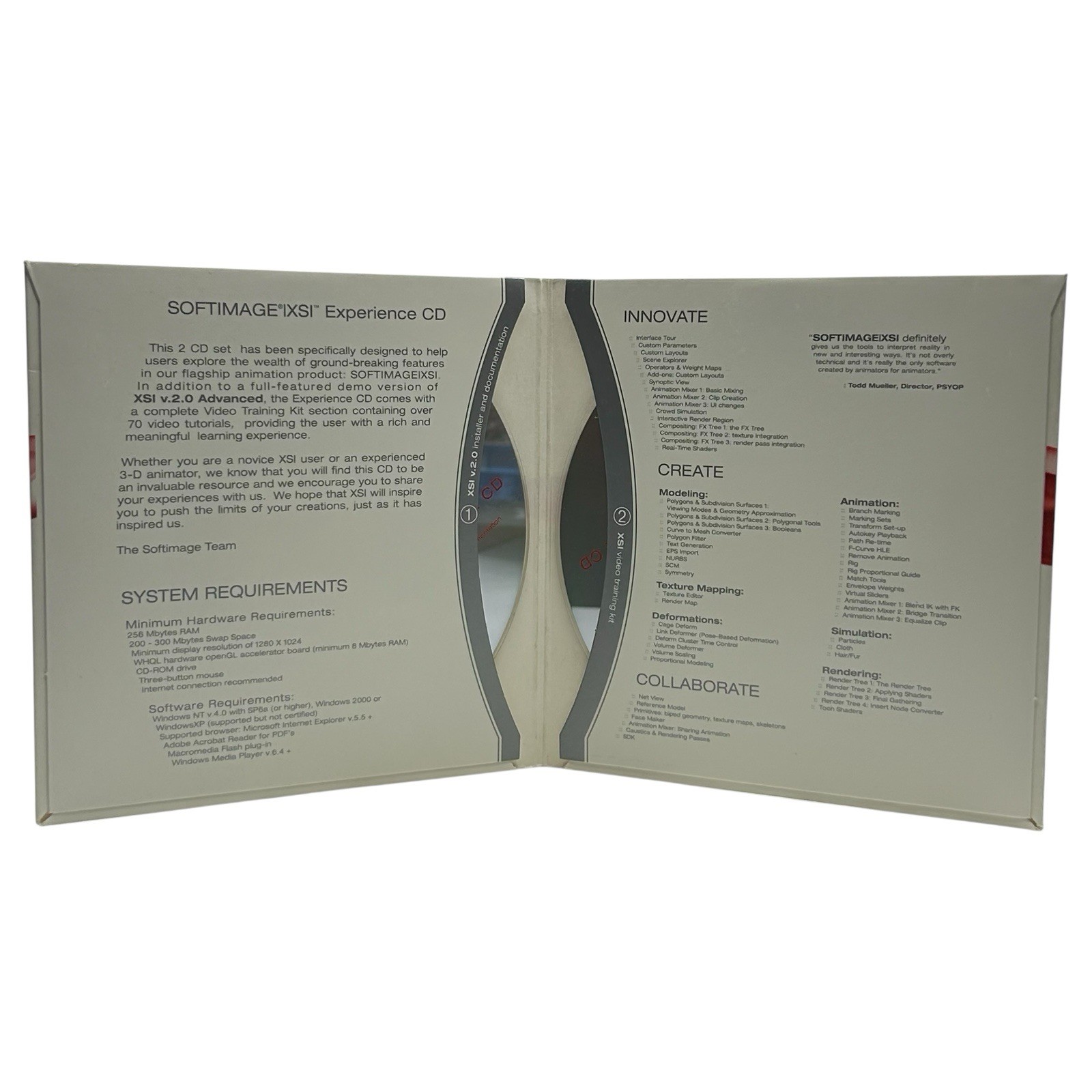 Avid Softimage XSI 2.0 Experience Software Demo & Video Training CD-ROM Set