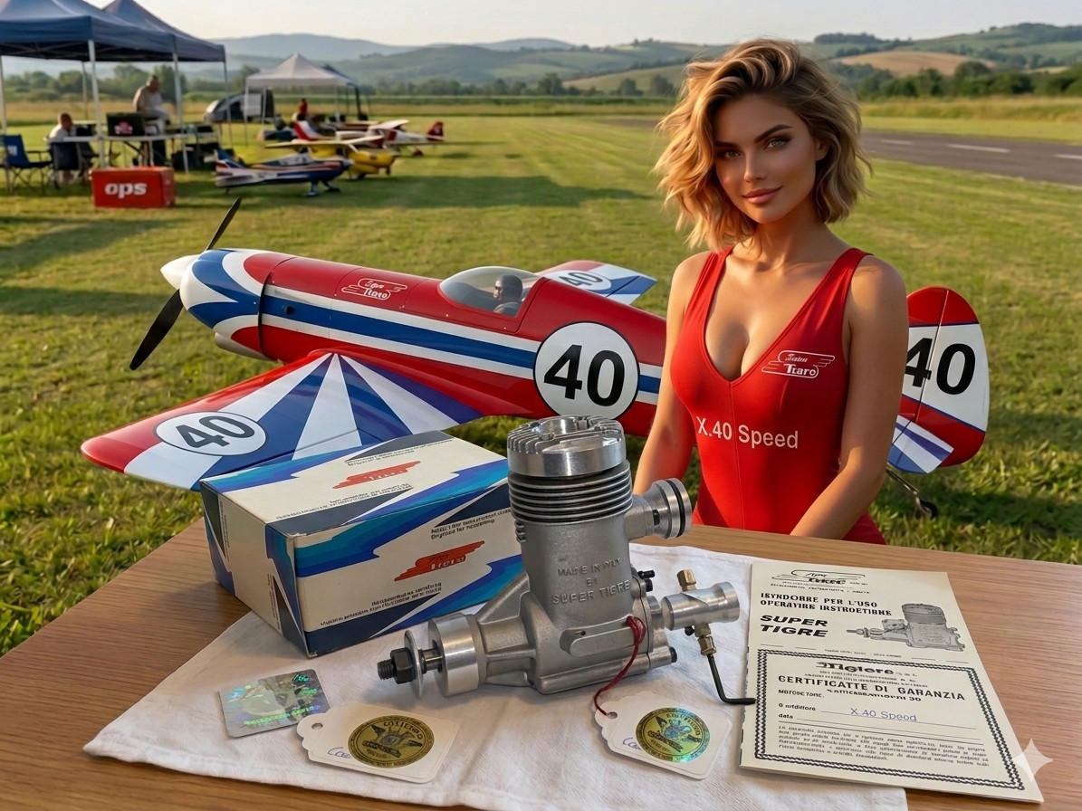 Supertigre X40 Speed NOS - NIB - Collectible/Competition Engine
