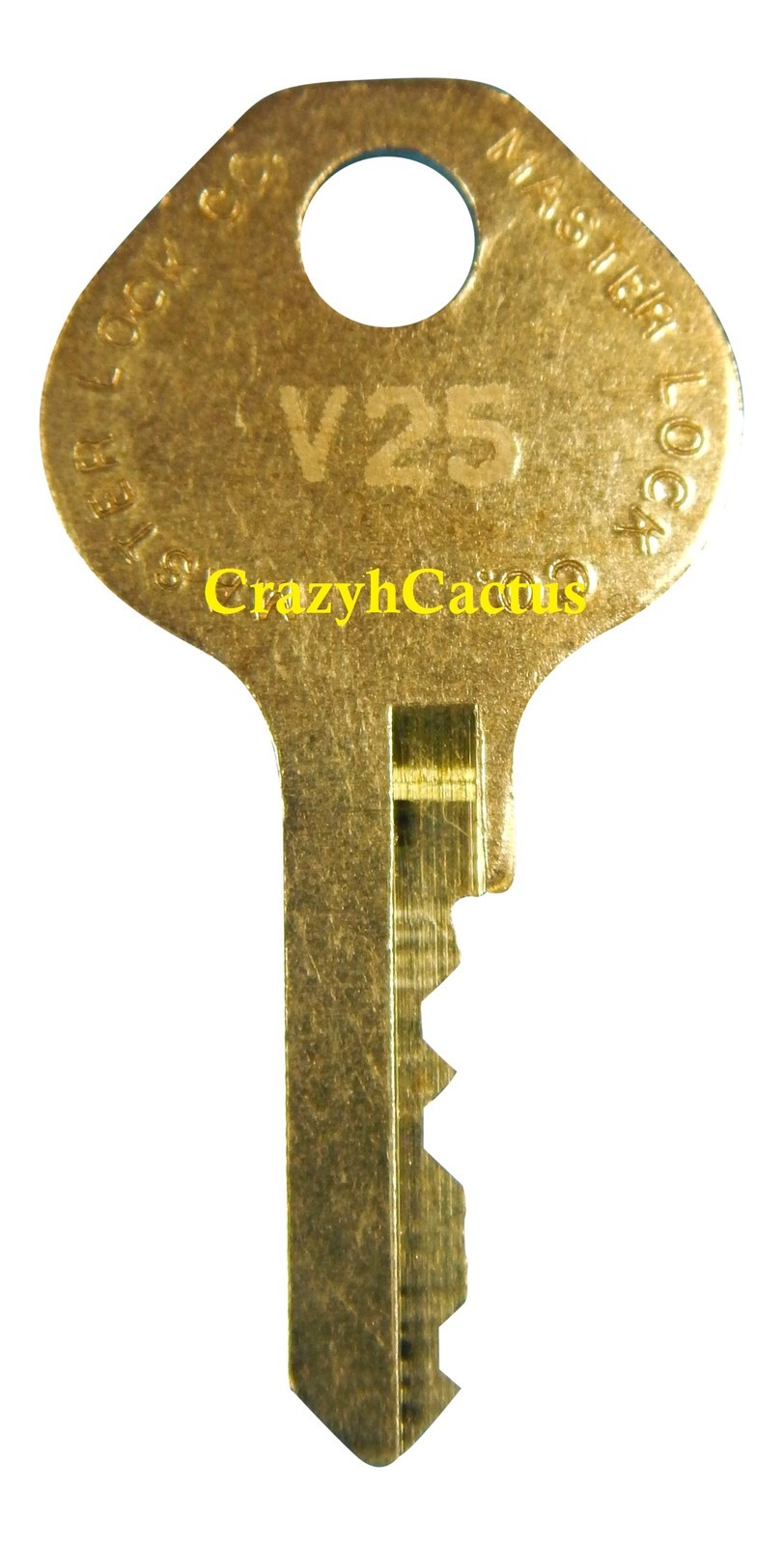 Master Lock Padlock 1525 1585 2010 2076 Control Key OEM Original Master Key V25