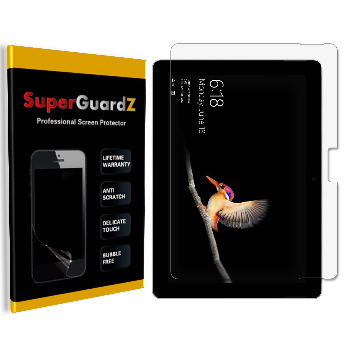 3X SuperGuardZ® Anti-Glare Matte Screen Protector Saver For Microsoft Surface Go