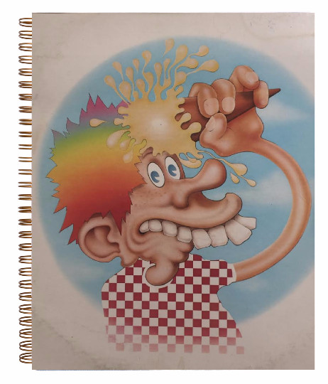 Jerry Garcia The Grateful Dead Europe '72 fans!! Album Cover Notebook vintage Ac