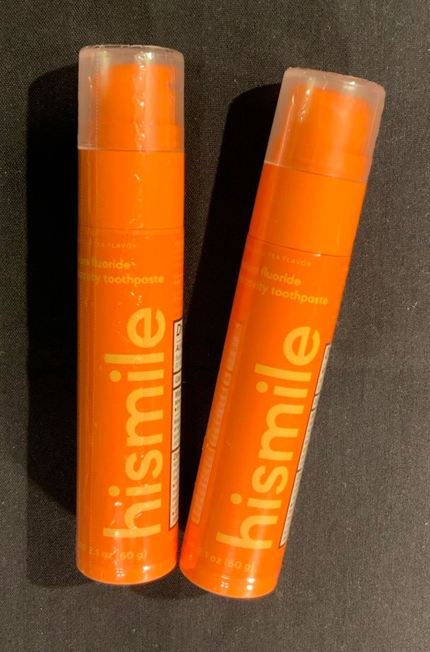NEW Sealed ~2 pk Hismile Peach Iced Tea Toothpaste - Exp 5/29/26  Unboxed #6053J