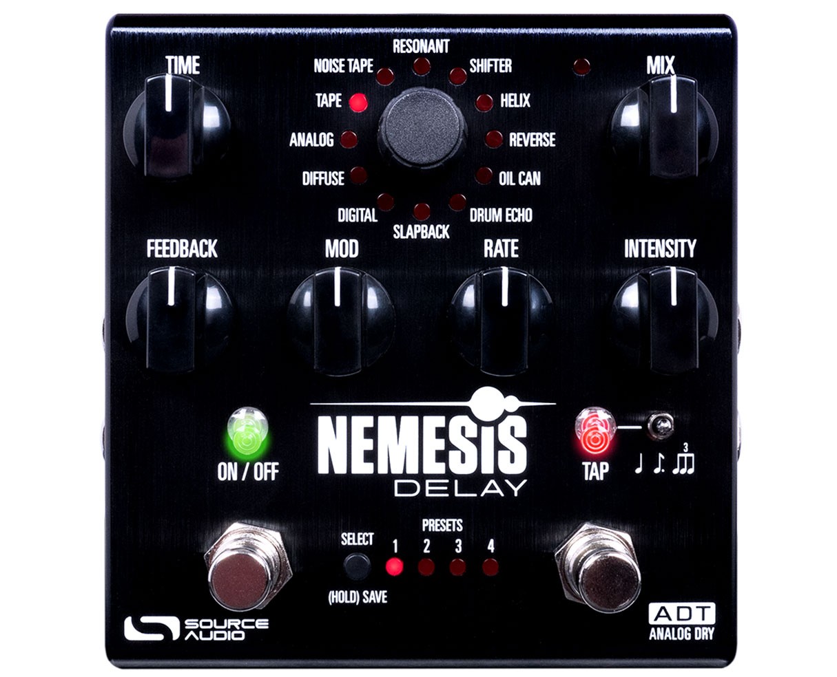 Source Audio SA260A Nemesis ADT Delay Pedal w/Analog Dry Path - Open Box