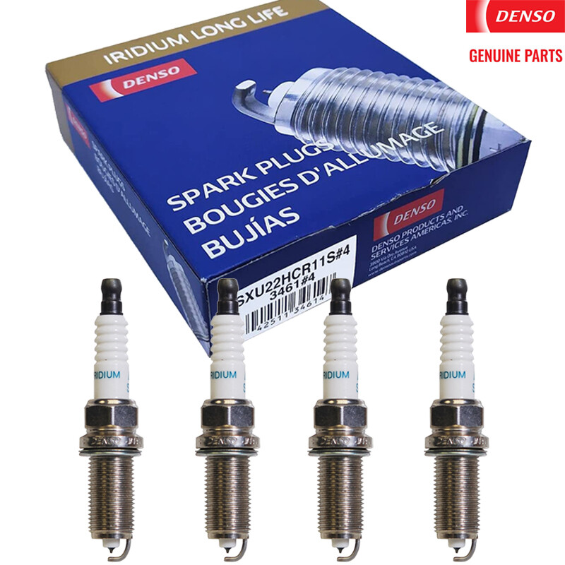Genuine DENSO IRIDIUM LONG LIFE Spark Plugs 3421 SK20HR11 Set of 4