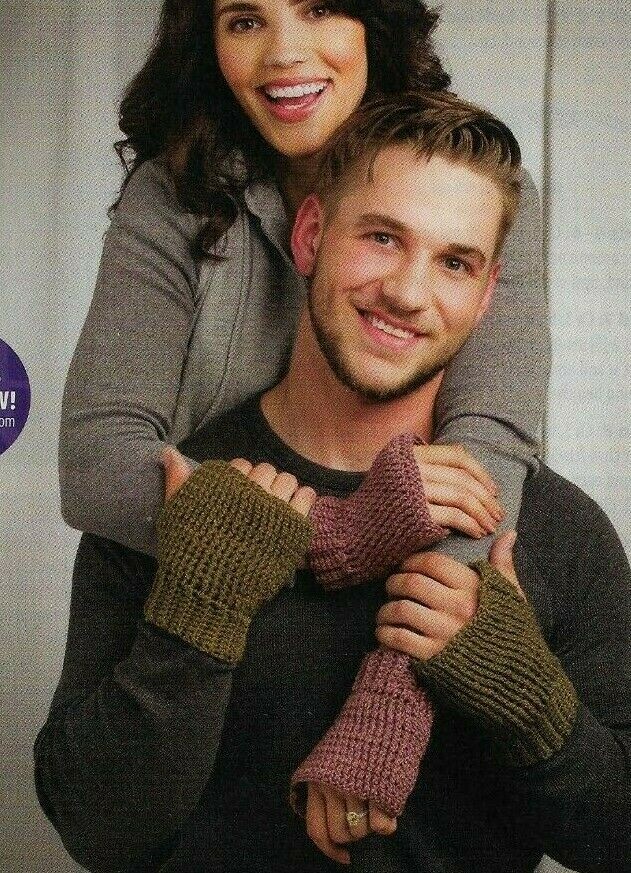 ESSENTIAL FINGERLESS MITTS 2 SIZES MEN'S & WOMEN'S CROCHET PATTERN INSTRUCTIONS