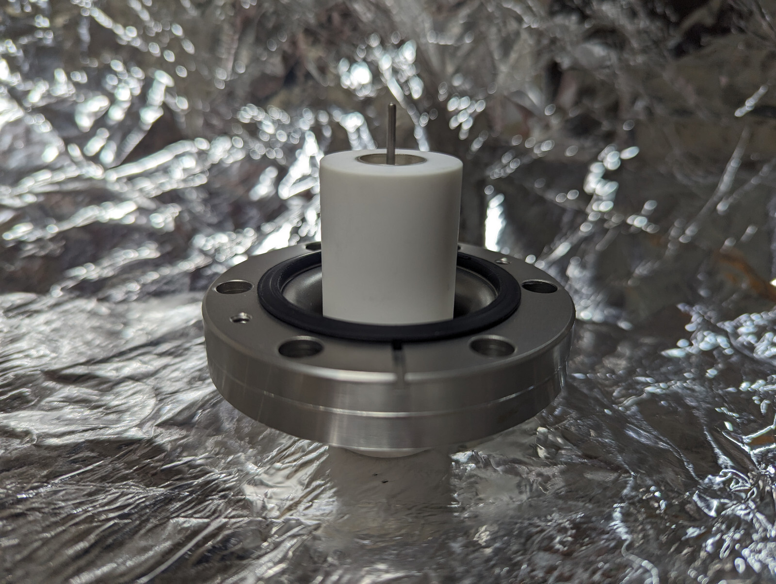 HV Feedthrough Ceramic Single Pin - 50KV Alberox Morgan Technical Ceramics