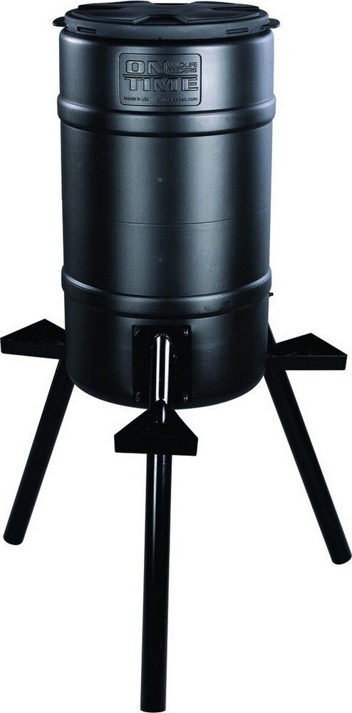 On Time Feeders Buckeye Gravity 200 lb Tripod Barrel - 71540