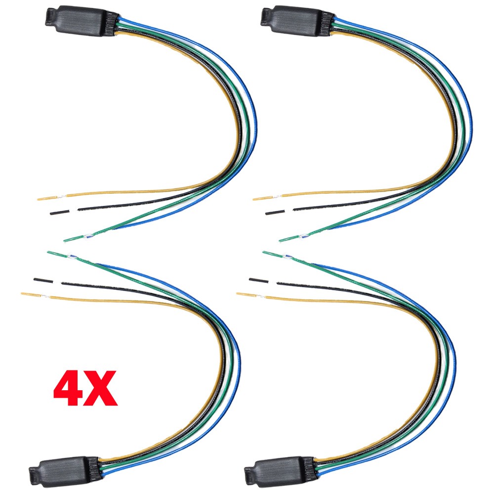 4Pcs Brake Bypass For Alpine Kenwood Pioneer Video In Motion EASY INSTAL 4 Wires