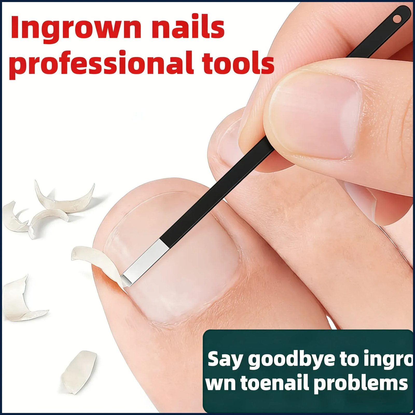 Stainless Steel Ingrown Toenail Correction Tool, Nail Trimming Auxiliary Tool