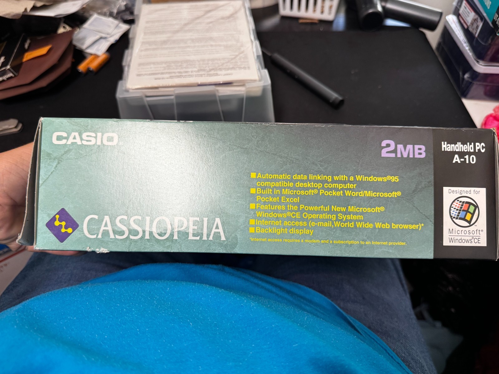 Casio Cassiopeia A-10 2MB - Tested Vintage Windows Pocket Computer w/ UT-S11