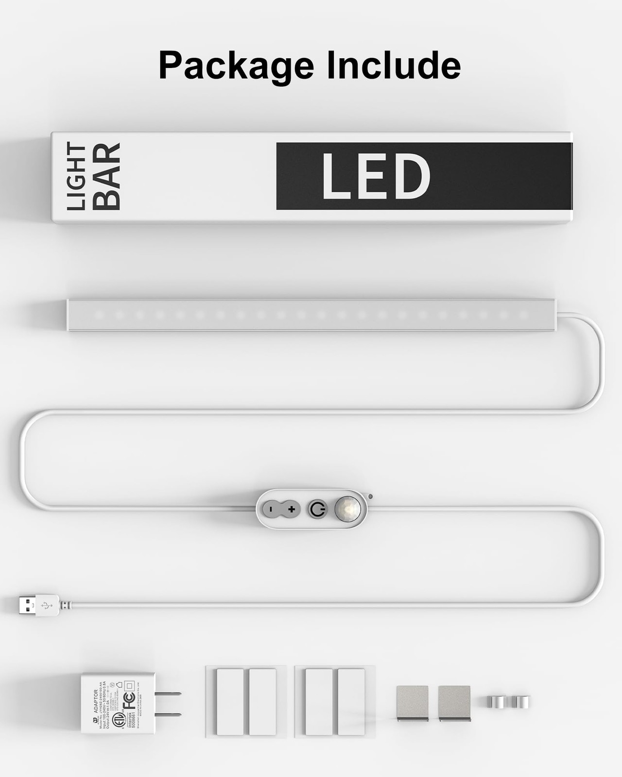 Motion Sensor Dimmable Led Under Cabinet Light, 12" Cool White