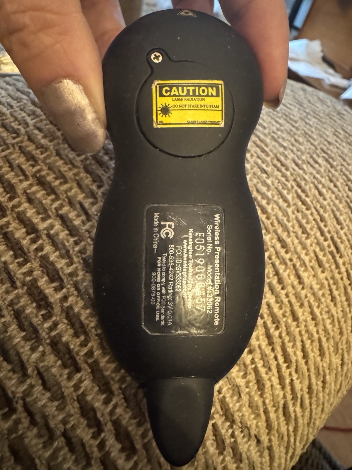 Kensington PocketPresenter Wireless Laser Pointer Remote - Model 33062