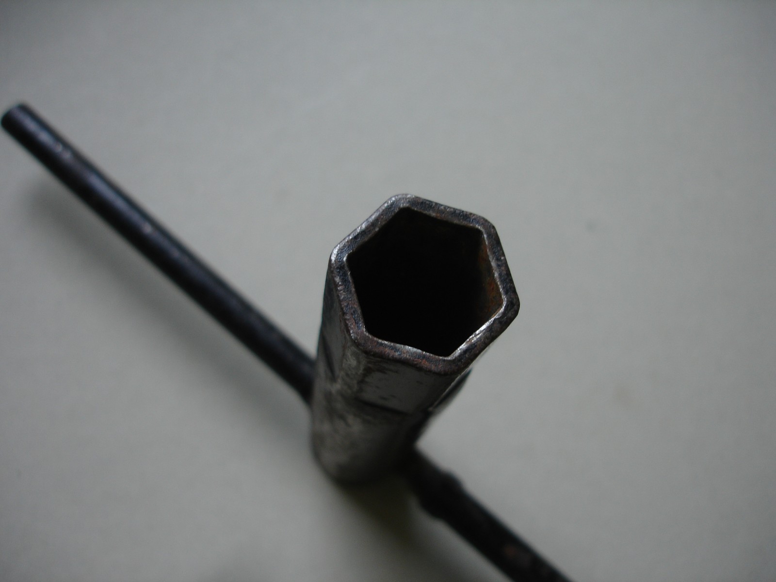 Vintage Spark Plug Spanner T bar Ring Wrench Socket