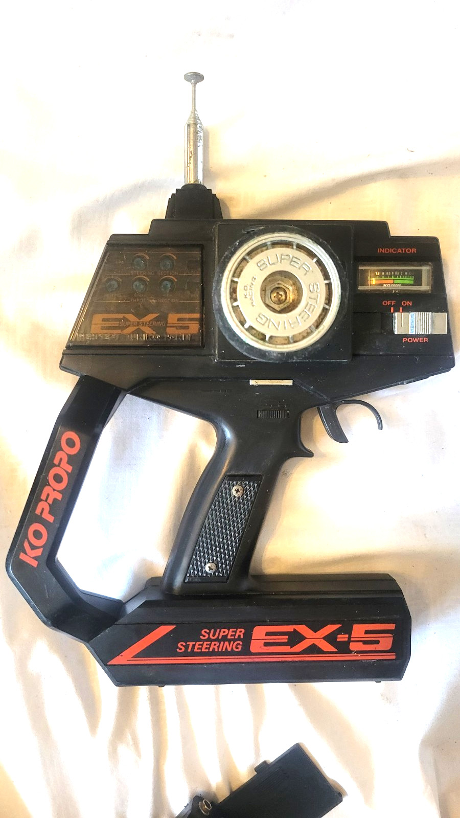 KO PROPO EX-7 Super Steering Transmitter Vintage RC Pistol Remote Untested