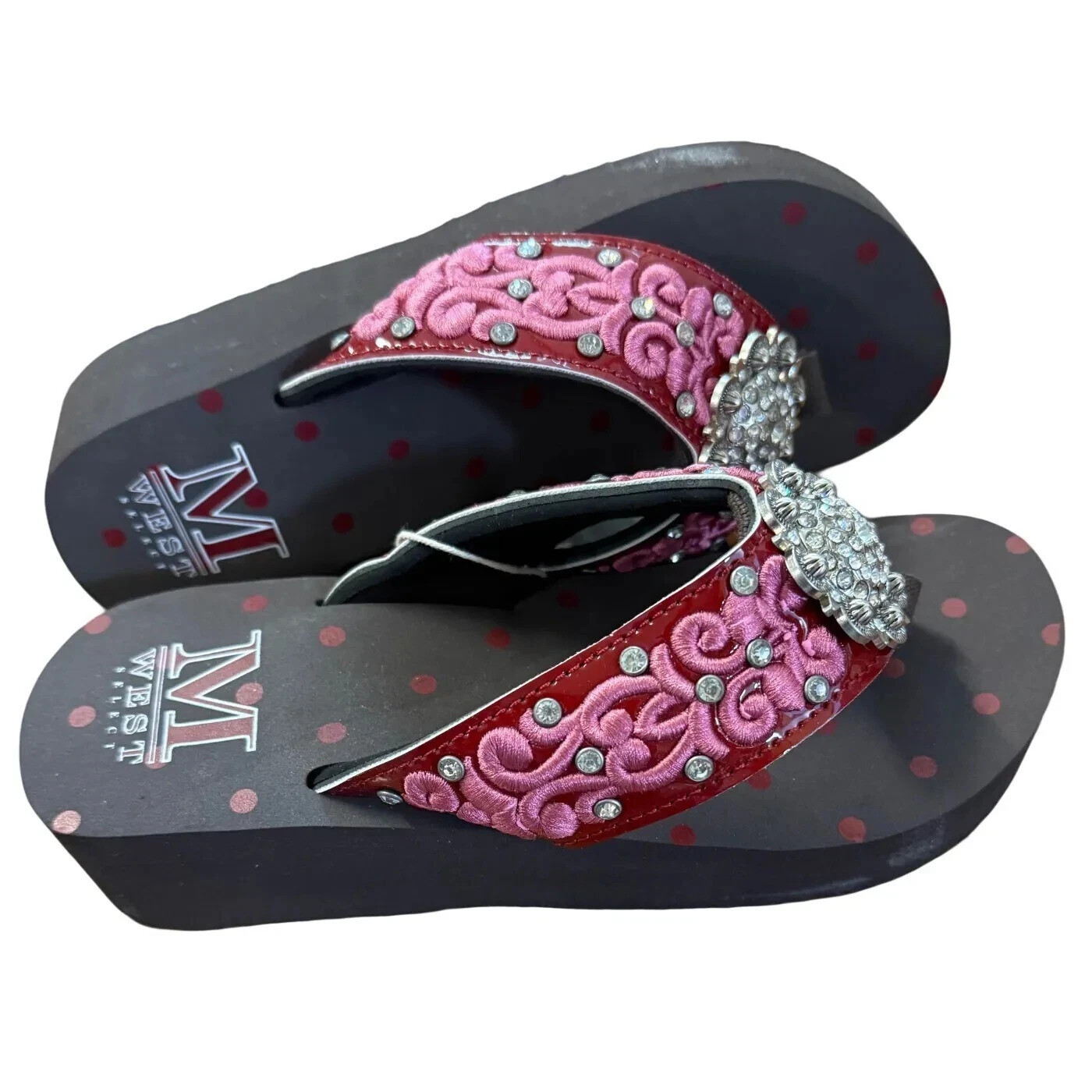 MONTANA WEST ~ BLING ~ WEDGE ~ FLIP FLOPS