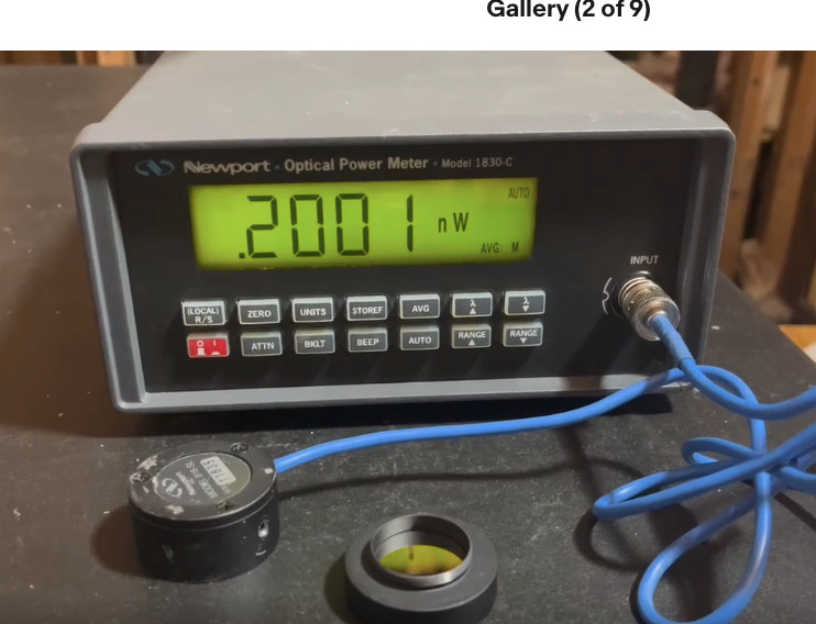 Newport 818-SL Optical Detector And its MATCHED CM and 883-SL， Fully Verified