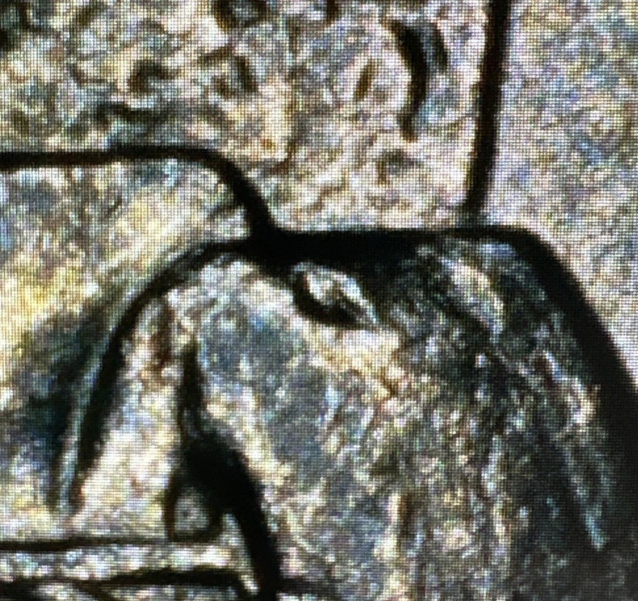 2002-P Indiana State Quarter Error. Die Break, DDR/DDO