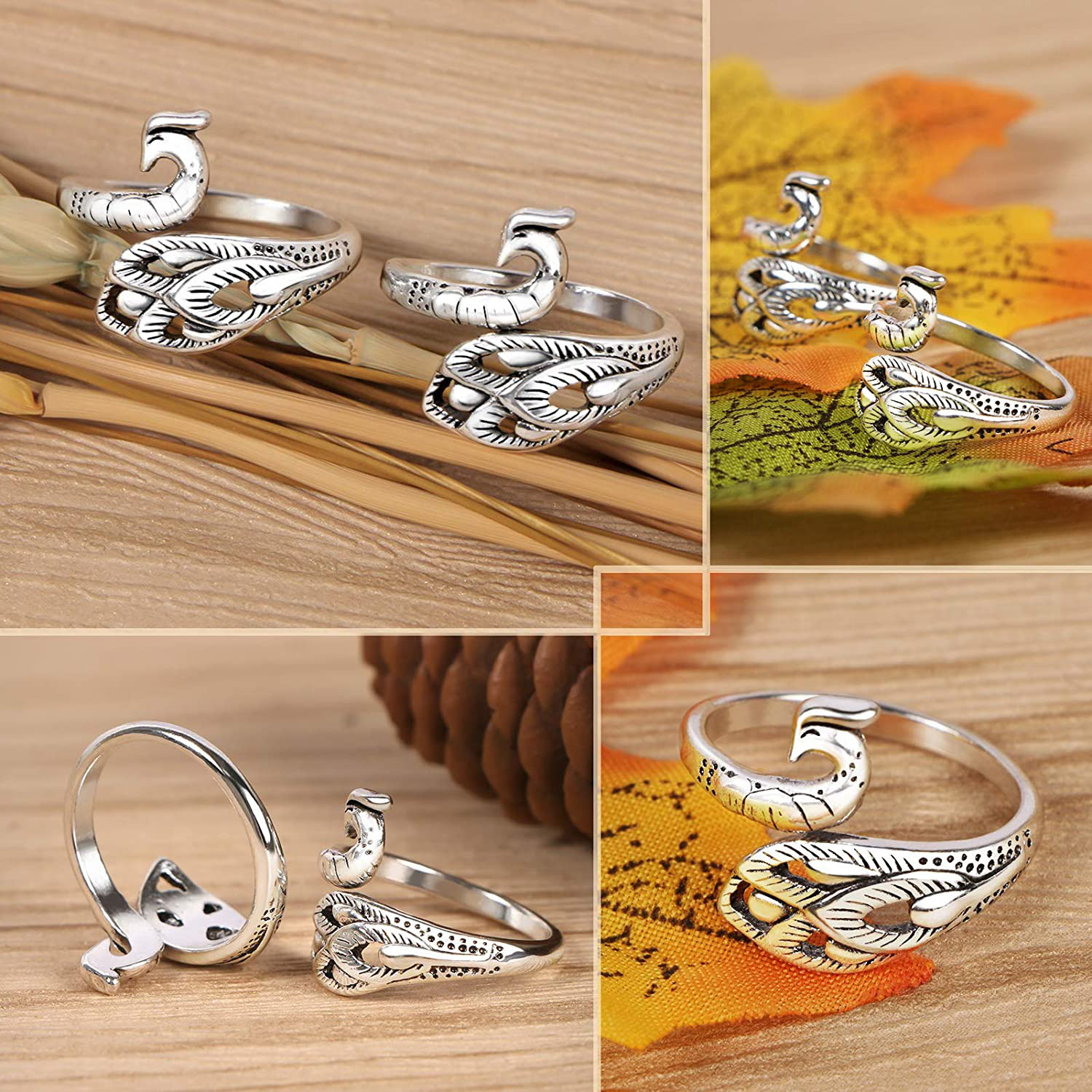 3 Pack Adjustable Knitting Loop Crochet Loop Yarn Guide Finger Holder Ring