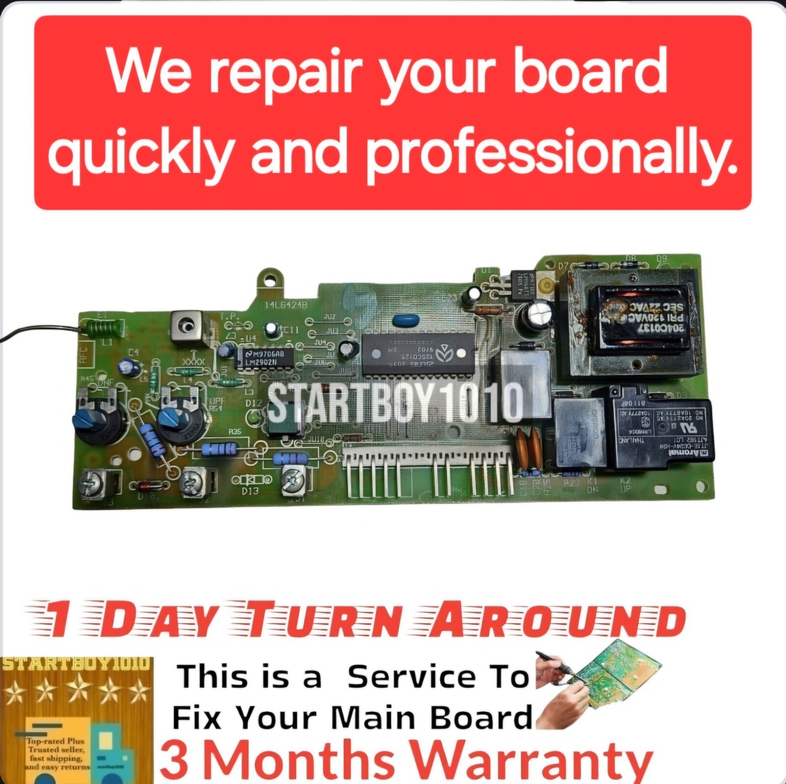 REPAIR SERVICE Lift Master 41A5021-1H-315 Logic board
