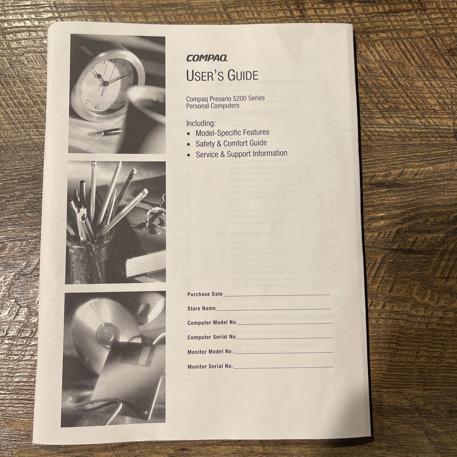 Compaq Presario 5200 User’s Guide