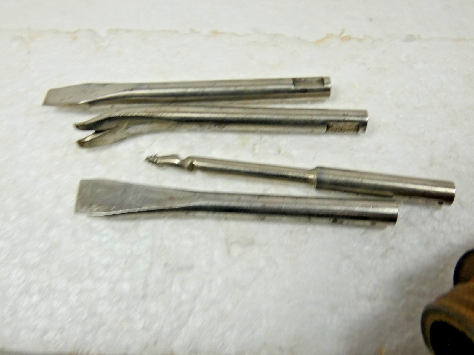 Vintage Boxwood Handle Multitool w/Hammer & 4 Other Tools