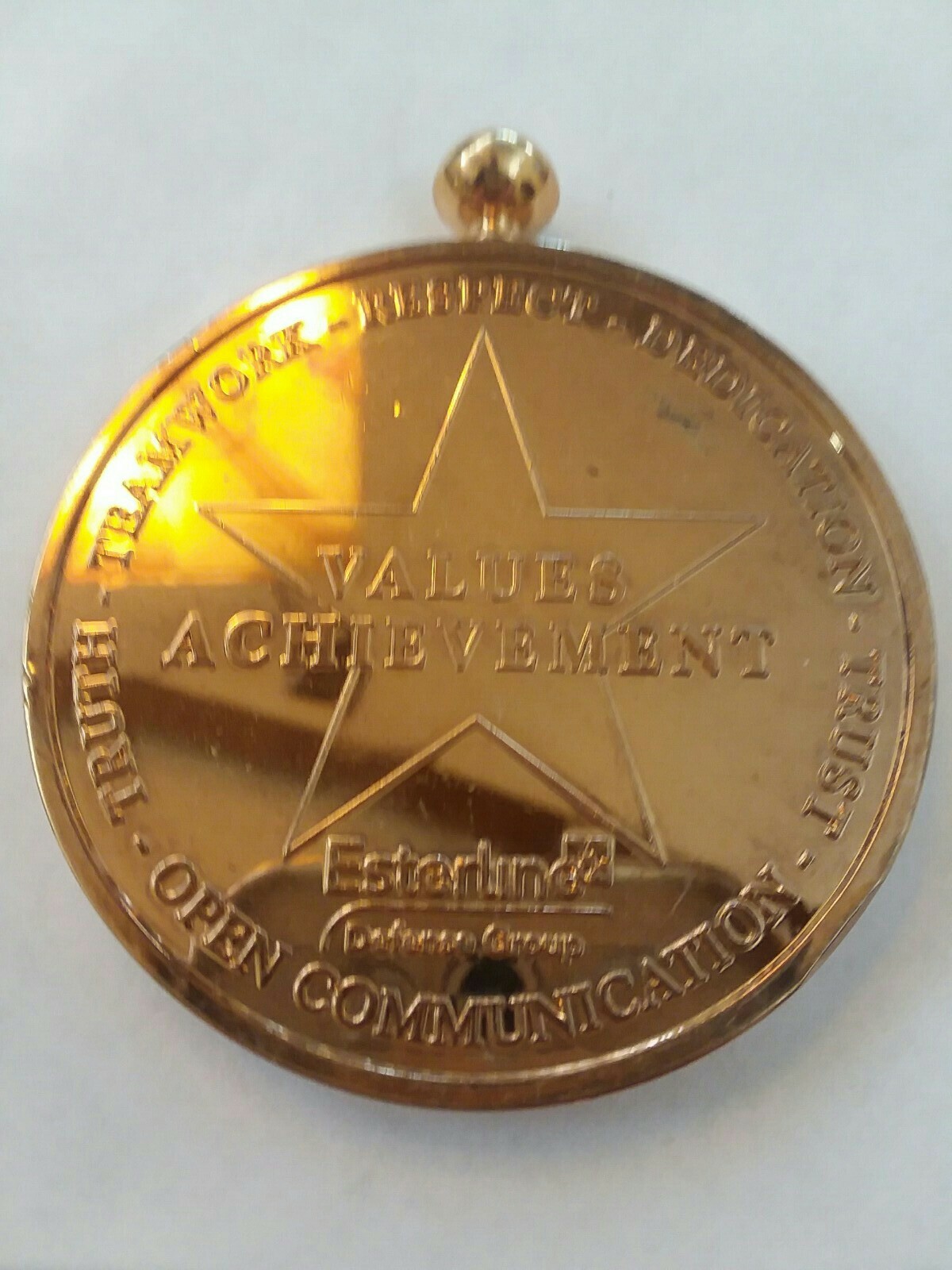 EASTERLINE DEFENSE TECHNOLOGIES AWARD MEDAL (2 INCH BRONZE)