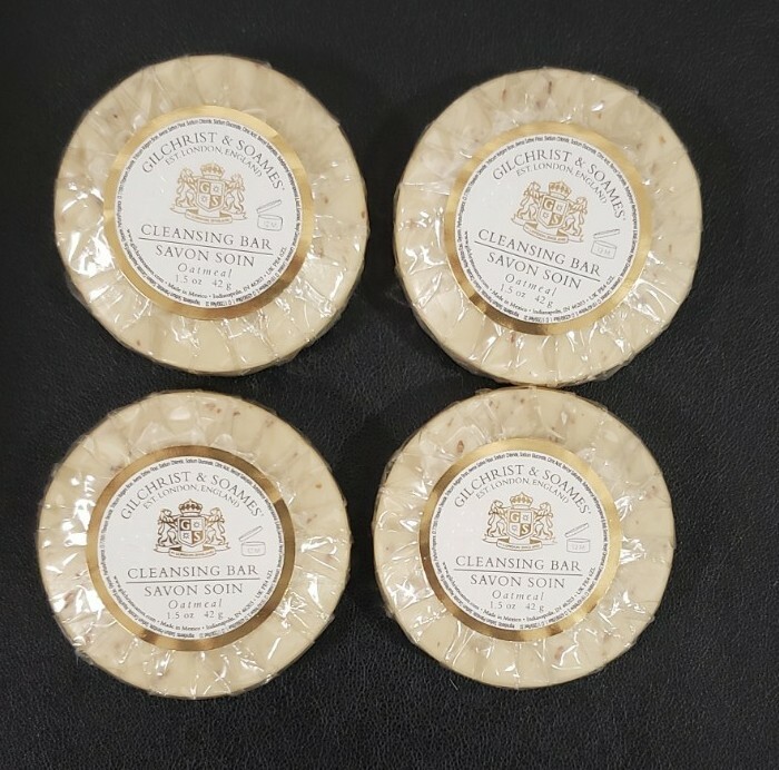 Gilchrist & Soames Cleansing Bar - Oatmeal Soap 1.5 oz   Lot of 4