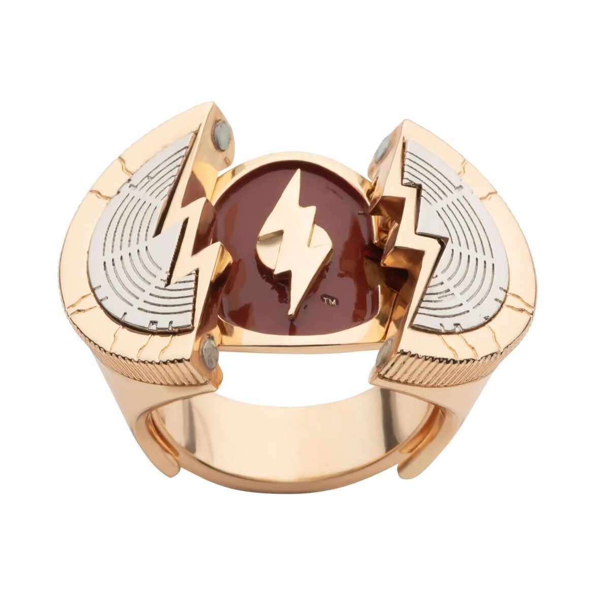The Flash Barry Allen Same Style Ring Open Adjustable Metal Finger Ring Replica