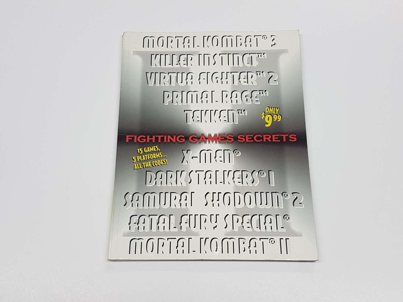 Fighting Games Secrets Totally Brady Games Strategy Guide Book
