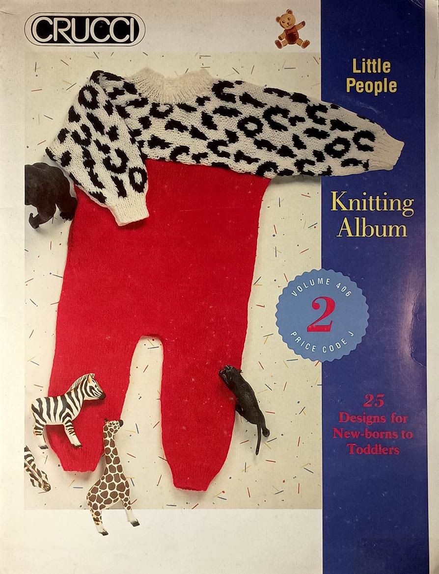 Little People Knitting Album (Crucci #406) / 25 Knitting Designs Baby to Toddler