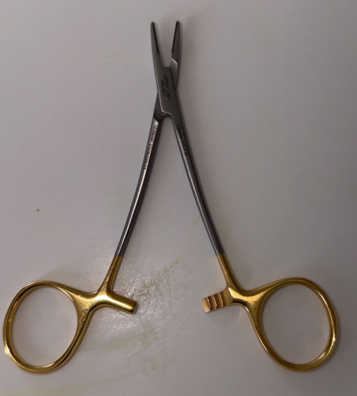 V. Mueller OP7511-001 Halsey Vital Needle Holder 5" Overall Length