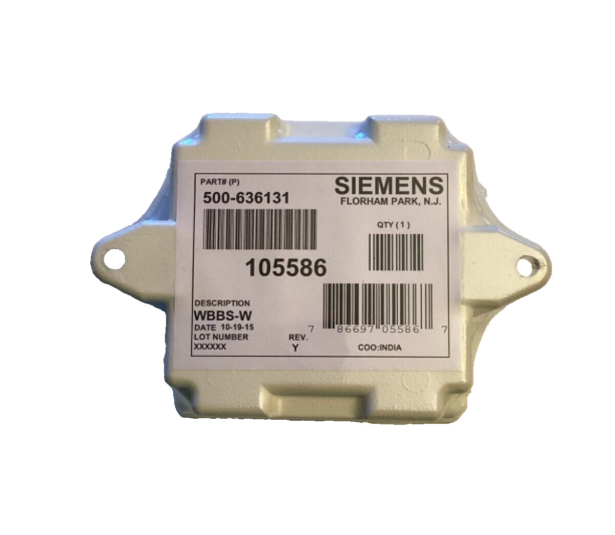 Siemens WBBS-W Weatherproof Back Box-white PN 500-636131, 105586 NEW