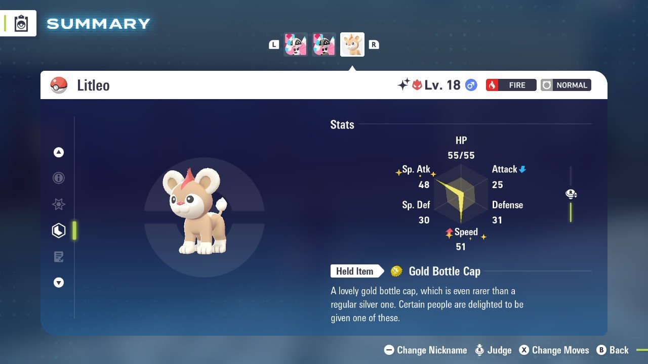 Pokémon Legends: Z-A Shiny Litleo 6iv ✨Max EV✨ALPHA
