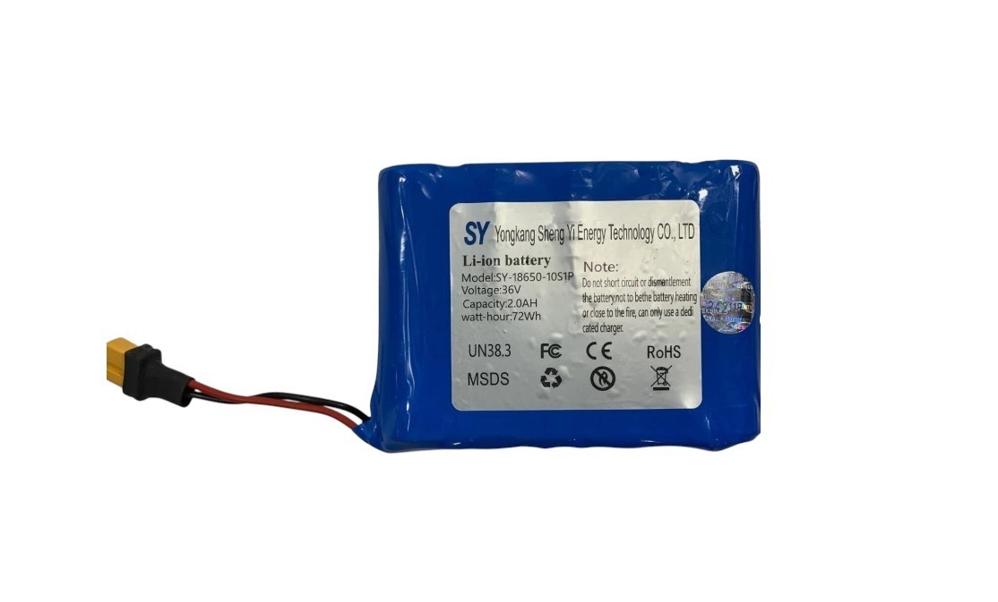 Yongkang  Li-ion battery    SY-1865O-10S1P   36V  2.0Ah  72Wh 🔴 Open box