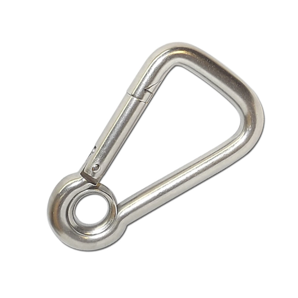 1 PC Snap Hook Carabiner with Eyelet Set 1/4" Diameter & 2-1/4'' Length