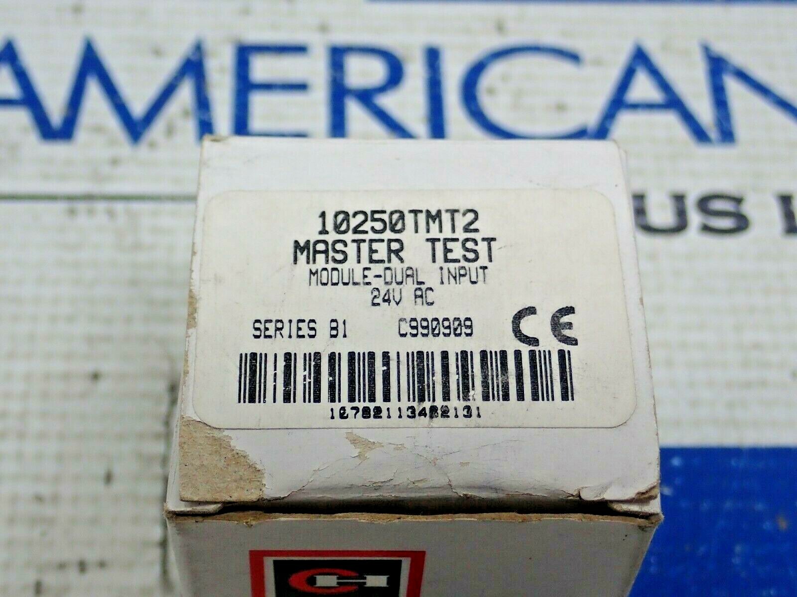 CUTLER HAMMER 10250TMT2 MASTER TEST MODULE DUAL INPUT 24V NEW