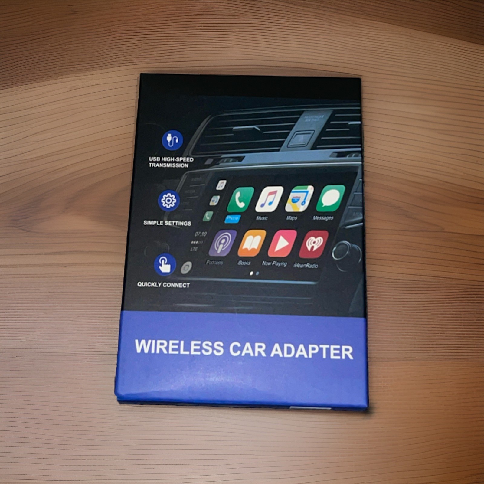 2-in-1 Wireless CarPlay Adapter for Apple & Android -CHA