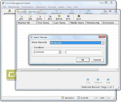 Church Management Software Professional Membership System; Church Facilities,...