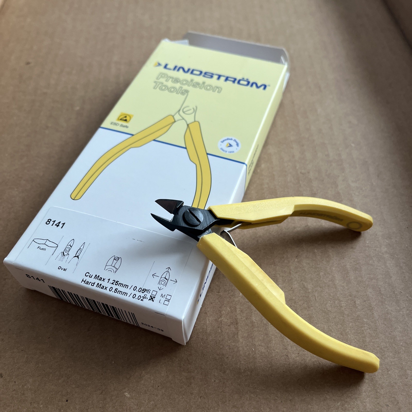 LINDSTROM 8141 Cutter Precision Flush Cut Pliers Diagonal Cutting Nipper